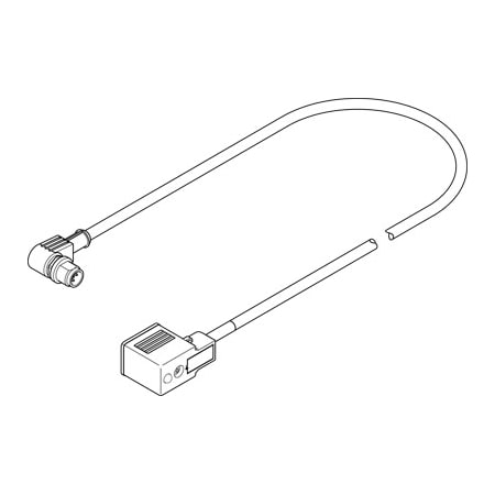 Festo Connecting Cable NEBV-B2W3-K-0.3-N-M12W3 NEBV-B2W3-K-0.3-N-M12W3